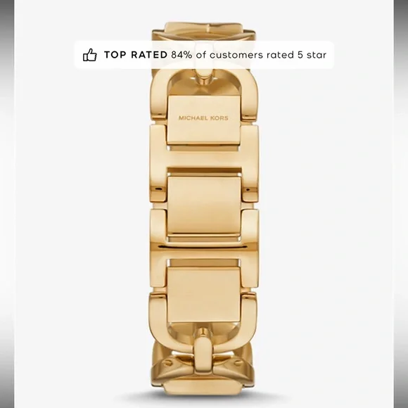 Michael Kors MK Empire Watch – MK7406 – Gold-Tone Stainless Steel- NWT - Picture 8 of 10